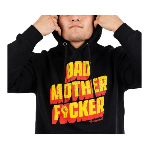 Contenders Graphic Hoodie XL Bad Mother Fu#ker Workout Clothes NWT - Picture 2 of 4